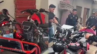 Trujillo: Se recuperan once vehículos robados que estaban almacenados en una vivienda en la Urb. Santo Dominguito