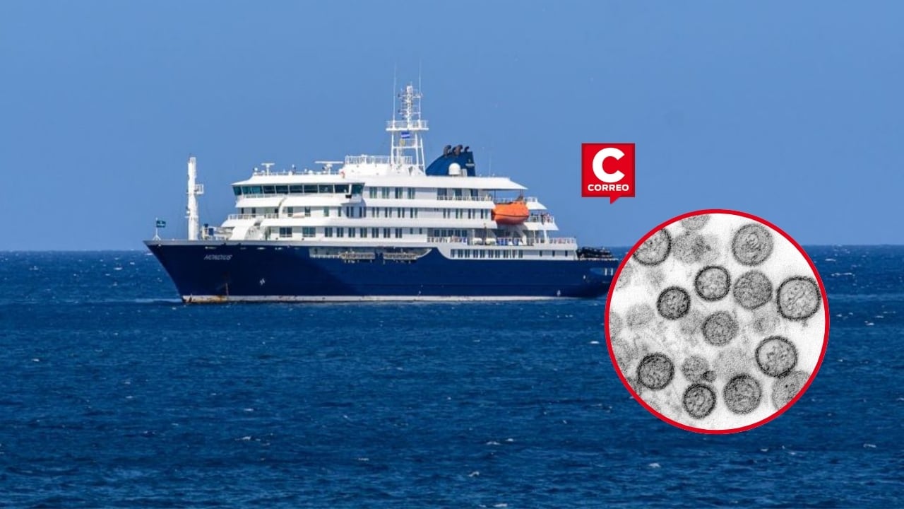 OMS descarta riesgo para la población tras brote de hantavirus en crucero. Composición: Diario Correo.