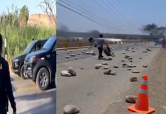 Tras enfrentamiento con agricultores, PNP desbloquea Panamericana Sur en Cañete