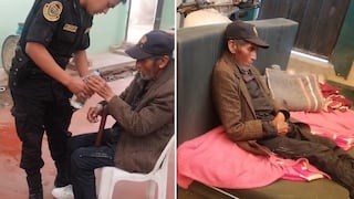 Tacna: Anciano que vivía en la indigencia está una semana en la comisaría de Pocollay