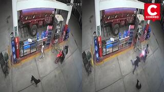 San Martín: Trabajador de grifo frustra asalto arrojando gasolina a ladrones