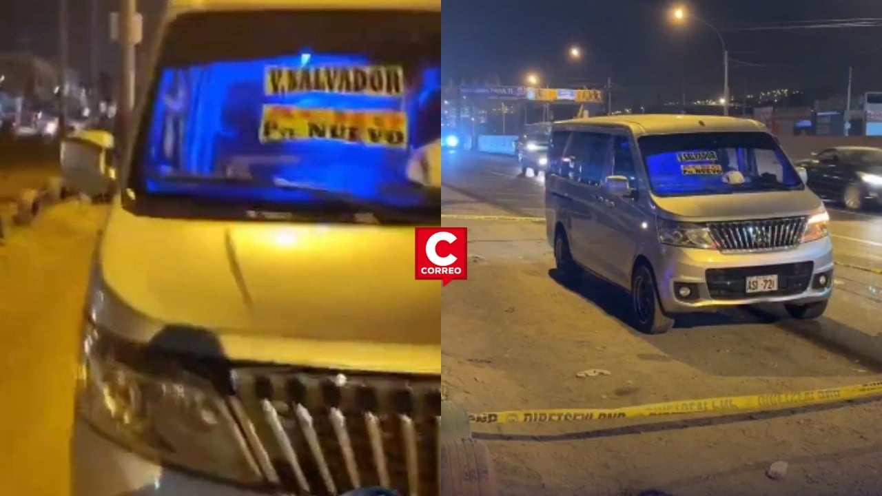 Puente Piedra: Sicario se hace pasar por pasajero y balea a conductor de colectivo en Lima Norte. Composición: Diario Correo.
