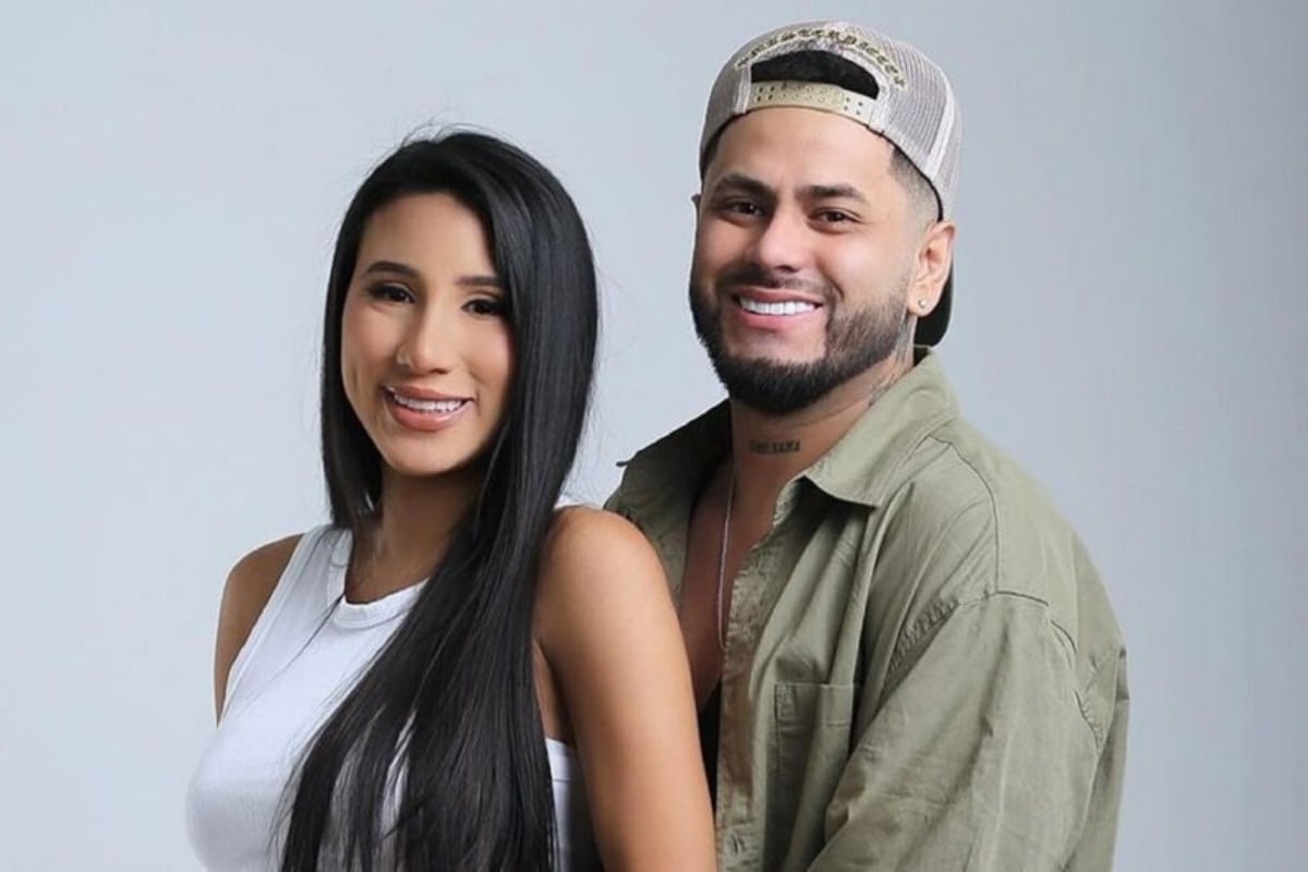 La influencer presentó imágenes de seguridad en las que confronta a Bryan Torres tras hallar contenido comprometedor en su teléfono. Él niega haber sido infiel. (Foto: Redes sociales)