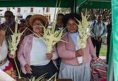 Fe viva en Huancayo con palmas y tanta wawas en Semana Santa