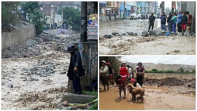 ​Declaran en emergencia 9 provincias de Lima por desbordes y huaicos
