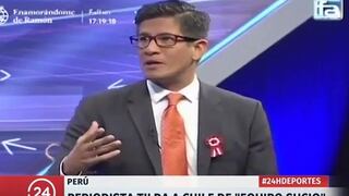 Erick Osores critica juego "sucio" de Chile y periodista chileno envía tremenda respuesta [VIDEO]