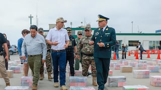Presidente José Jerí supervisó incautación de más de 3,400 kilos de droga
