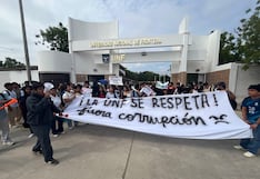 Piura: Estudiantes de la UNF protestaron por diversas deficiencias