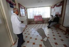 Centro de salud Francisco Bolognesi de Arequipa: Pisos y techos se descascaran por antigüedad en estructura (VIDEO)