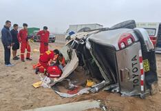 Nasca: camioneta sufre volcadura en la repartición de Marcona y causa una muerte