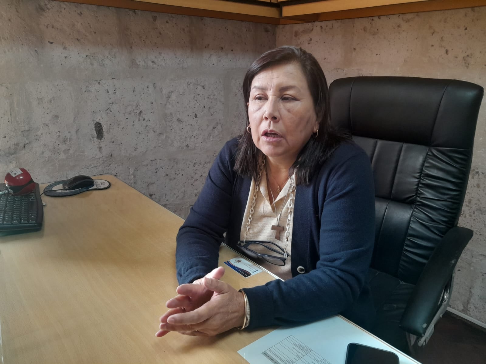 Luz Amparo Begazo Burga De Dávila, procuradora pública regional de Arequipa. (Foto: Yorch Huamaní)