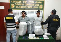 Chincha: Policía atrapa a “Los llaneros del cubil” con 27 kilos de marihuana