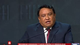Debate presidencial 2026: José Luna propone invertir S/5.000 millones al año en seguridad