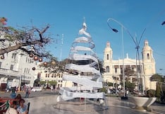 Árbol navideño desata vergüenza y críticas contra la gestión de Janet Cubas