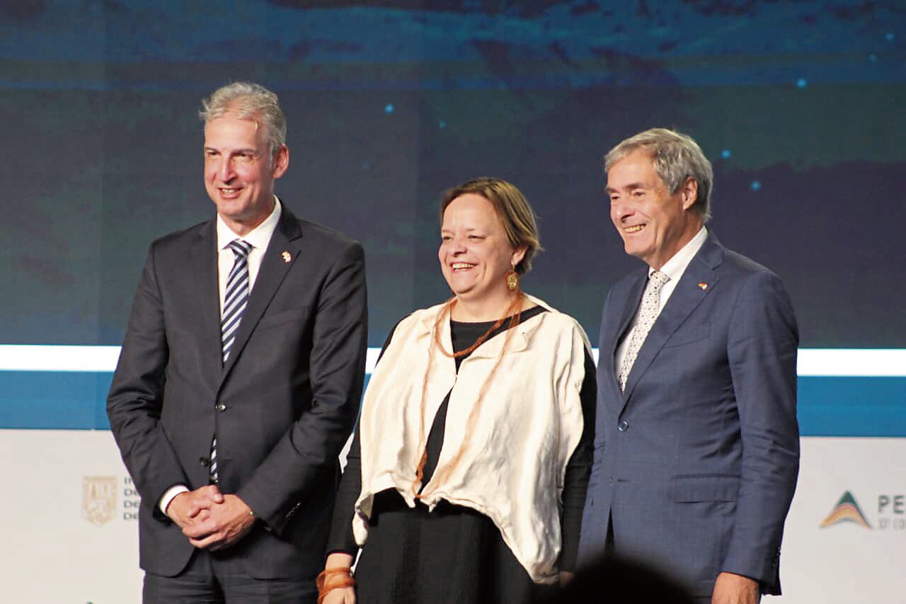 Presentación en el Foro del País Aliado Alemania, en PERUMIN 37. Foto: GEC.