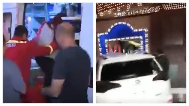Lince: Conductor empotra camioneta en casino y deja herida a una mujer (VIDEO)