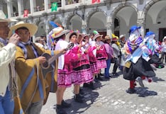 Comparsa navideña de Apurimac: Residentes danzan huaylía al niño Jesús en Arequipa (VIDEO)