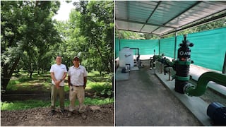 Seguimiento al sistema de riego tecnificado en cultivo de pecano en Ica