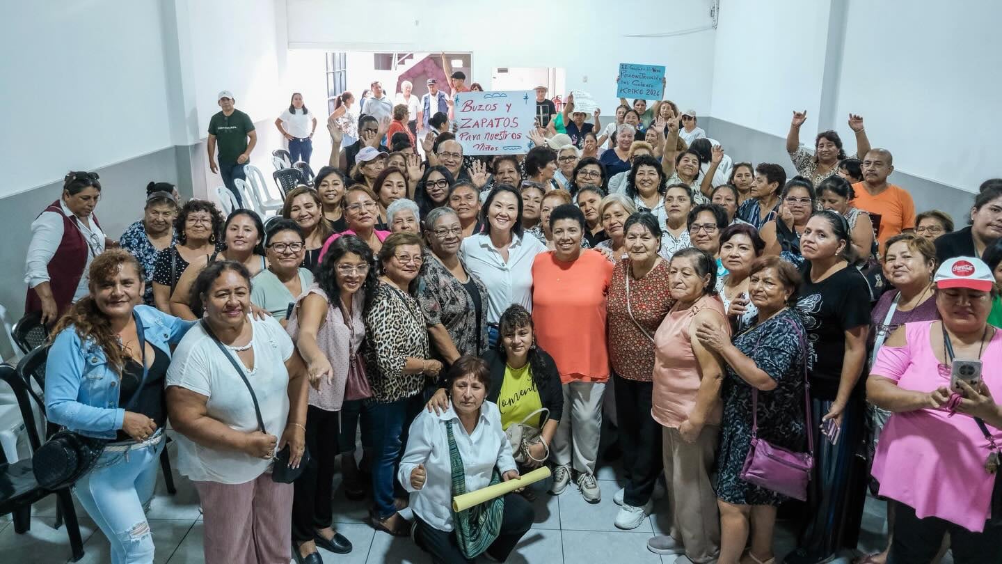 Keiko Fujimori, candidata presidencial de Fuerza Popular, estuvo en el distrito de Independencia. (Foto: Facebook Keiko Fujimori)