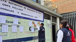 Piura: ODPE Sullana publica lista definitiva de miembros de mesa