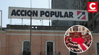 Acción Popular disuelve su bancada en el Congreso y da 48 horas a sus legisladores para renunciar