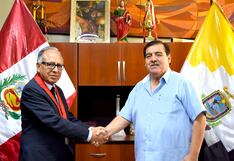 Ica: se reúne con gobernador regional para concretar proyectos de infraestructura