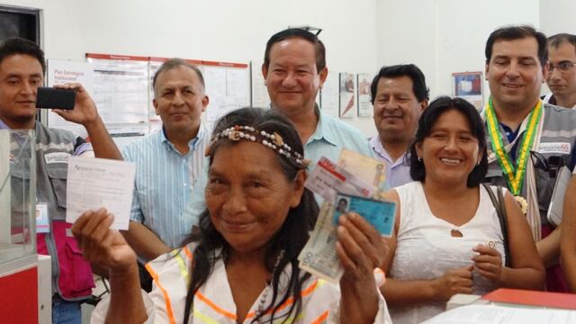 Ucayali: Adultos mayores recibieron tarjetas de débito para cobrar Pensión 65