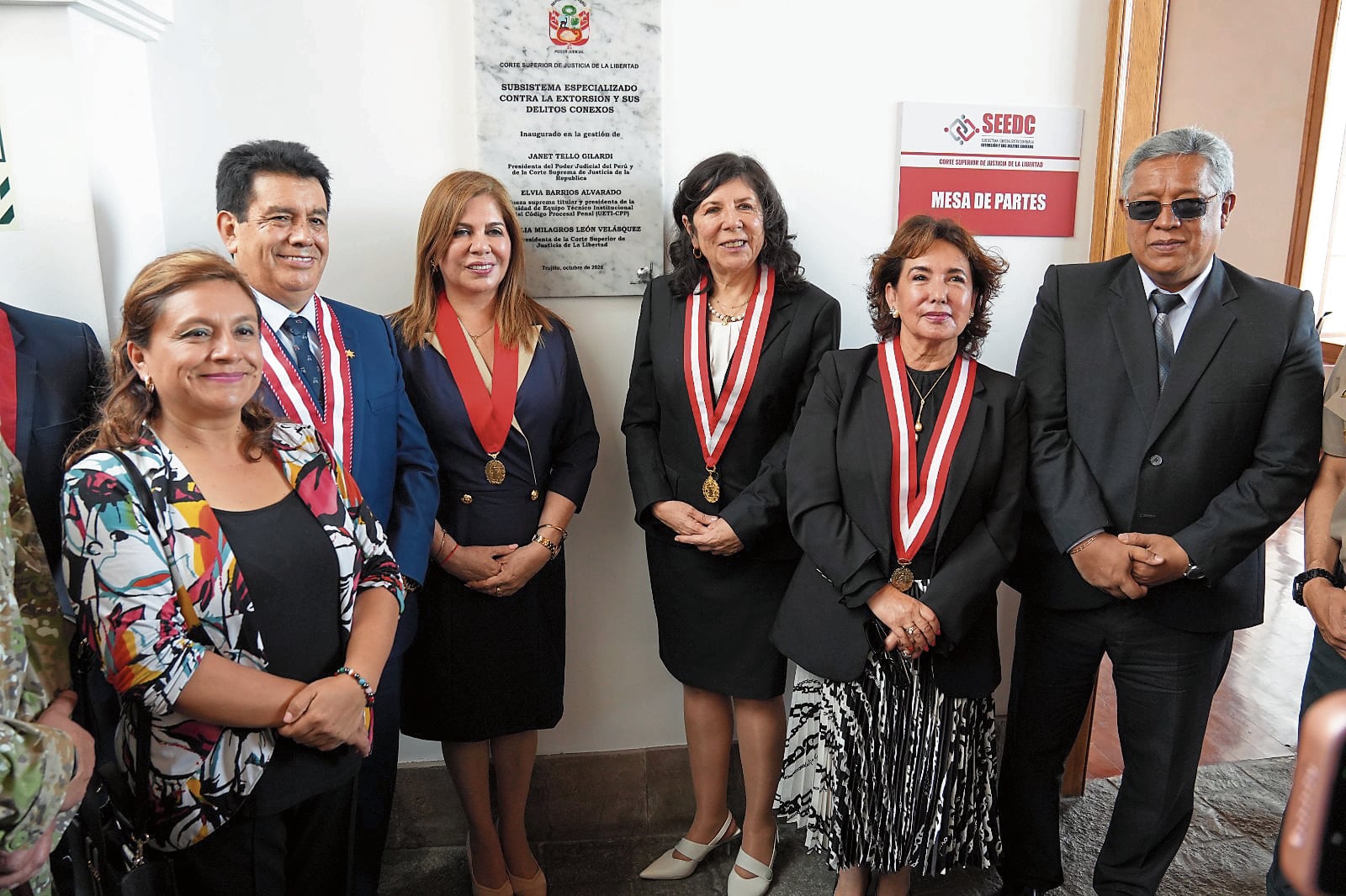 Trujillo ya cuenta con la sede oficial del Subsistema Especializado de Extorsión y Delitos Conexos. Ofrecen un trabajo firme y valiente.