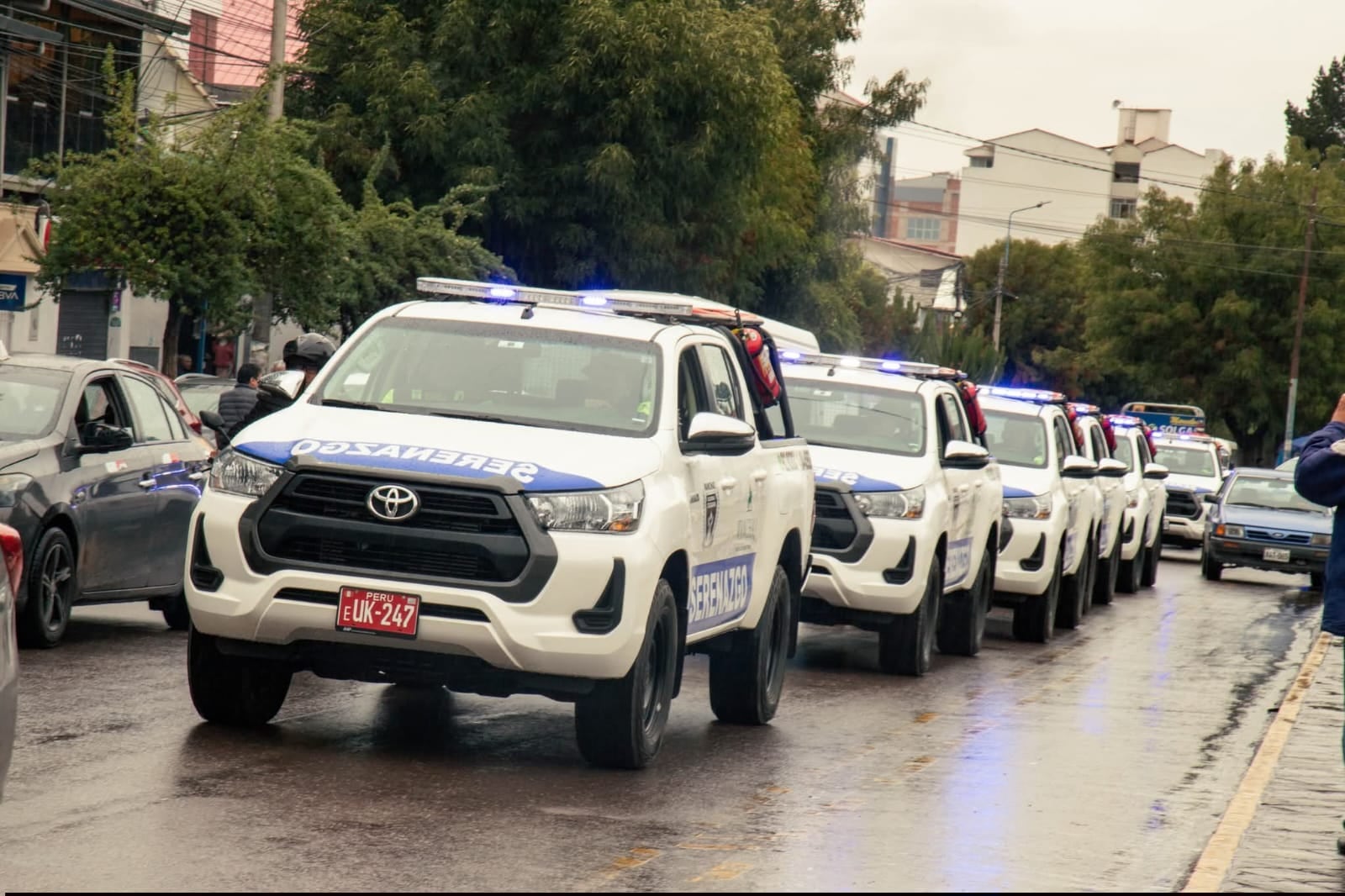 Camionetas de Seguridad Ciudadana trabajarán en coordinación con la Policía Nacional del Perú.