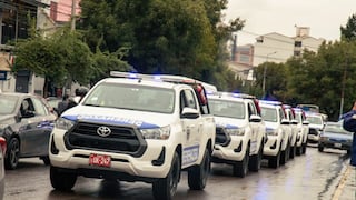 Cusco: Nuevos patrulleros entran en servicio para reforzar la seguridad en Wanchaq