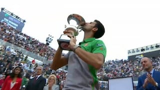 Djokovic se impuso a Nadal y suma su tercer título en el torneo de Roma