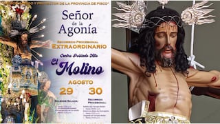 Pisco: El Señor de La Agonía llegará extraordinariamente al sector de Alto El Molino