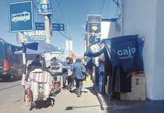 Arequipa: Caos en plataforma comercial Andrés Avelino Cáceres favorece a ladrones