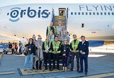 Avión del hospital Orbis en Arequipa para hacer operaciones y entrenar médicos