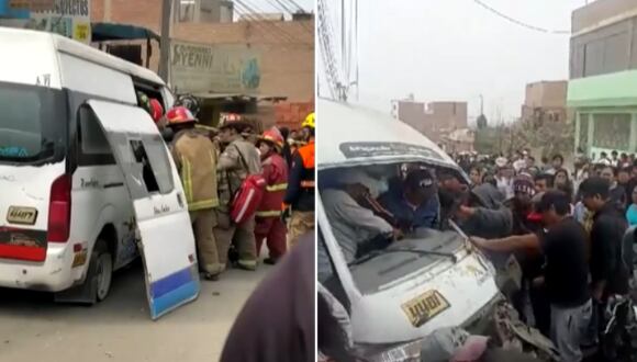 Varios heridos deja accidente de tránsito en Jicamarca. Foto: Canal N