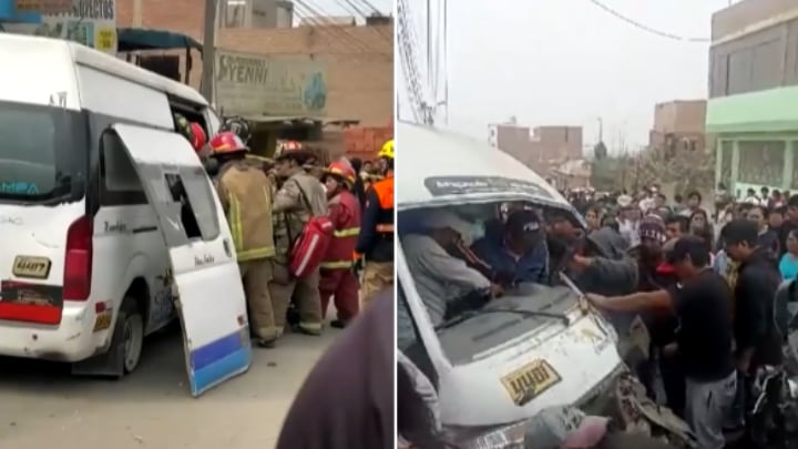 Varios heridos deja accidente de tránsito en Jicamarca. Foto: Canal N