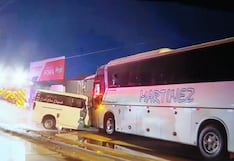 Lurín: minivan choca contra bus interprovincial en la antigua Panamericana Sur