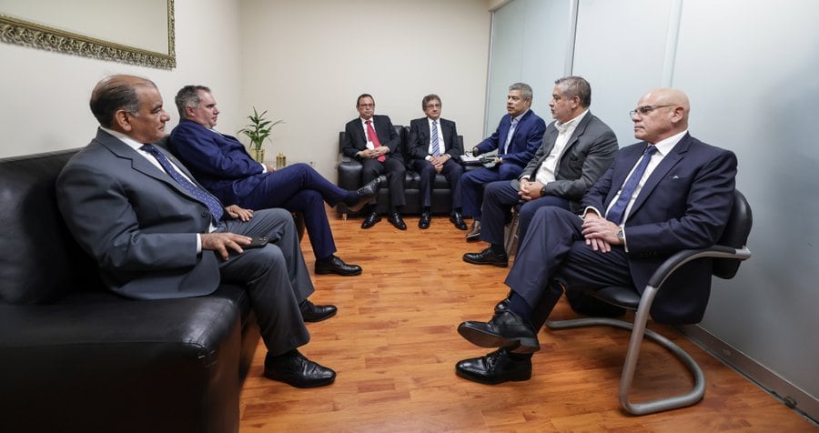 Integrantes de la PCM se reúnen con Bancada de Ahora Nación (Foto: PCM)
