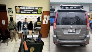 Policía interviene fiesta en Pisco y decomisa escopetas, pistola y revólver