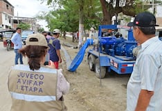 Piura: Instalan sistema de bombeo en Las Azucenas para evacuar aguas de lluvia y mitigar inundaciones