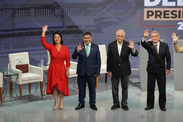 El lado B del quinto día de debate presidencial 2026 (Fotos: GEC)