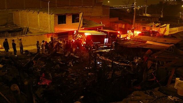 SJM: Abuelita de 96 años murió tras incendio en su casa de Pamplona Alta (FOTOS Y VIDEO)