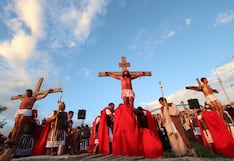 Semana Santa: Arequipa revivió la Pasión de Cristo en Paucarpata (FOTOS Y VIDEO)