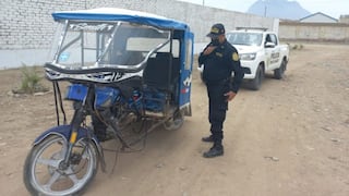 La Libertad: Policía recupera mototaxi reportada como robada 