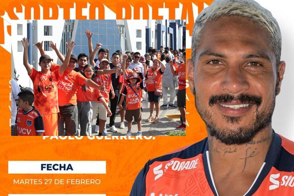 Paolo Guerrero en Trujillo.