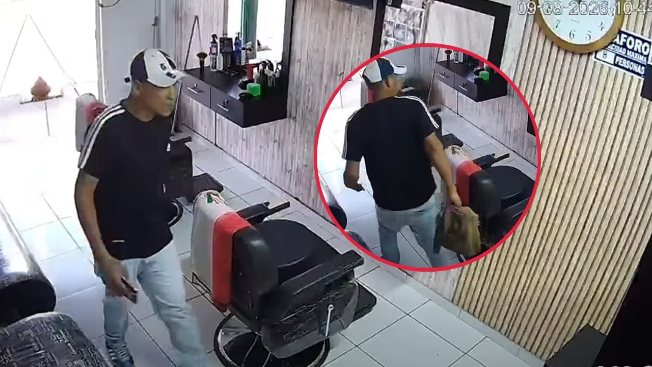 Hombre ingresa a barbería y roba una cartera en Arequipa