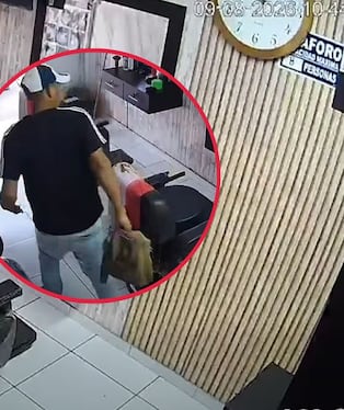 Hombre ingresa a barbería y roba una cartera en Arequipa