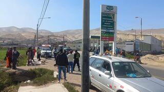 Arequipa: Motociclista fallece luego de chocar conta otro vehículo