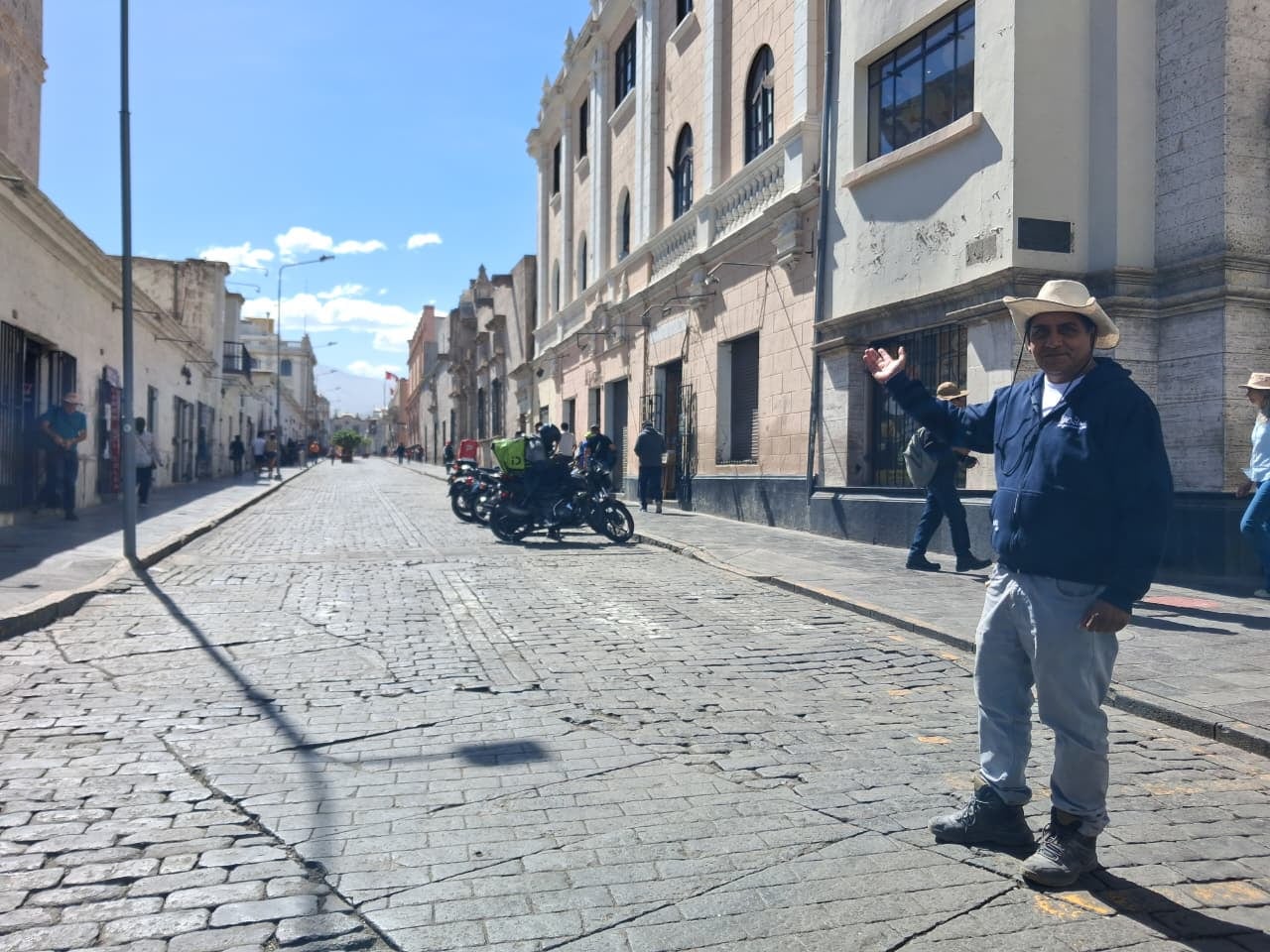 Calle San Francisco, en el Cercado de Arequipa. (Foto: Flor Barrios/@photo.gec)