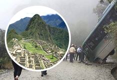 Machu Picchu: Bus con turistas se despista y vuelca en la ruta Hiram Bingham (VIDEO)